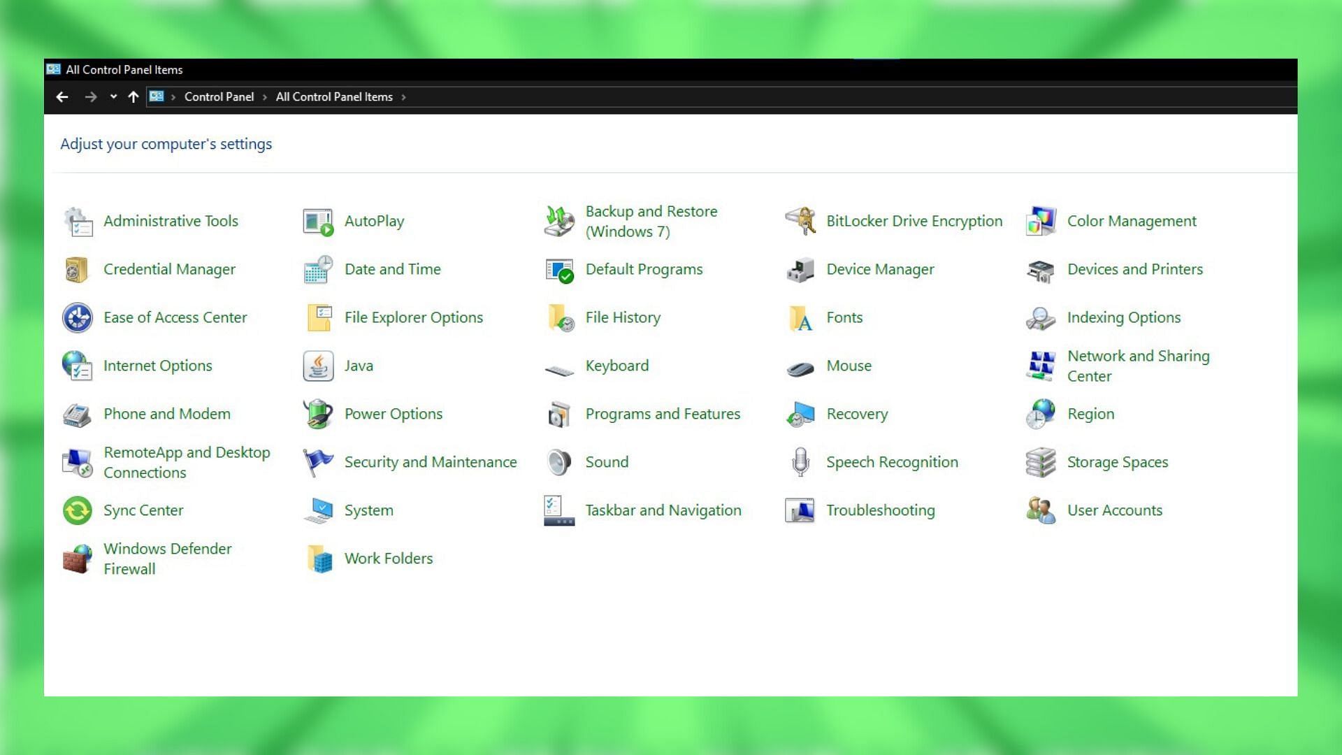 Reinstalling Java can help solve the issue (Image via Microsoft)